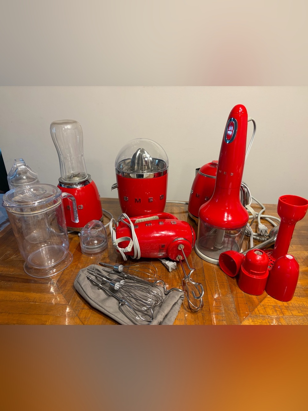 SMEG Red Small Appliances & Accessories Set